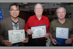 Alberto Poblete, John Lester, Fred DeWitt December 2011 Photo