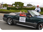Parade Grand Marshal and Ed in the background.